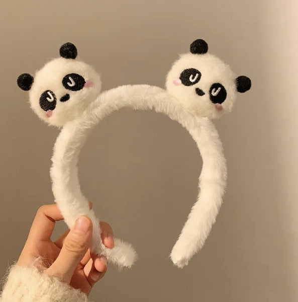 Cute Face Wash Hair Bands Female Cartoon Headwear Hair Band Headband Apply - happyshop365247