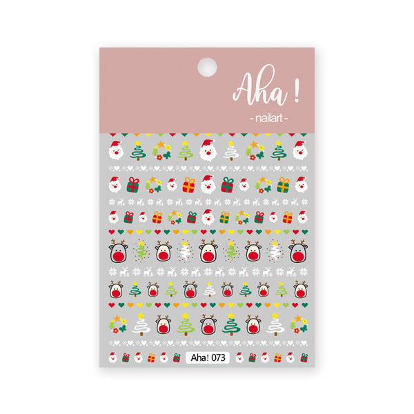 Nail Art Sticker Santa Claus Cartoon - happyshop365247