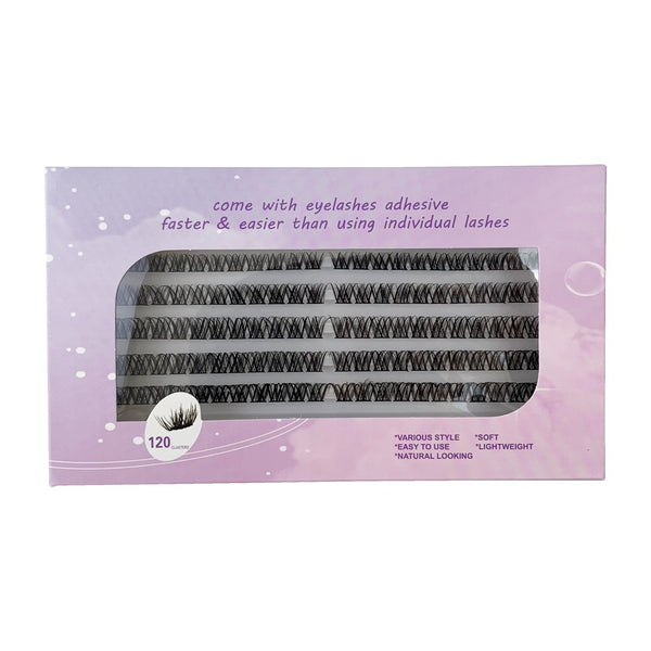 Self-grafting Single Cluster Eyelash Set - happyshop365247