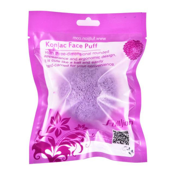 Natural Round Shap Konjac Sponge Face Cleaning Sponge - happyshop365247