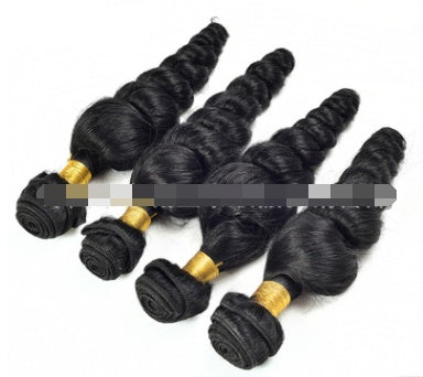 Loose wave real hair wig hair curtain vrigin hair factory direct selling price in Europe and America - happyshop365247