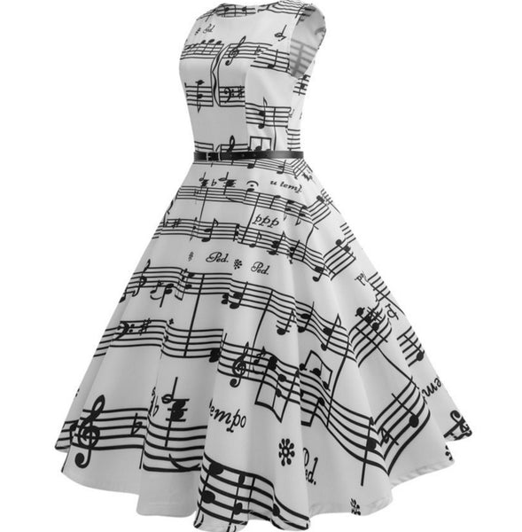 Women Dress Piano Music - happyshop365247