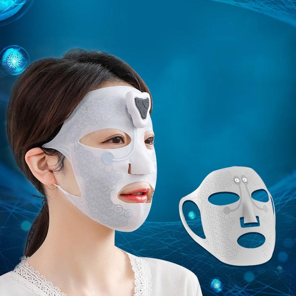 Electric Facial Massage Mask Face Massager Skin Tightening Moisturizes Anti-wrinkle Reduces Wrinkles Beauty Device Skincare - happyshop365247