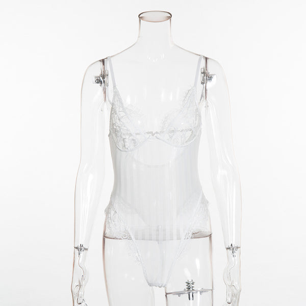 European And American Sexy Foreign Trade Women's Sexy Lingerie Lace One-Piece - happyshop365247