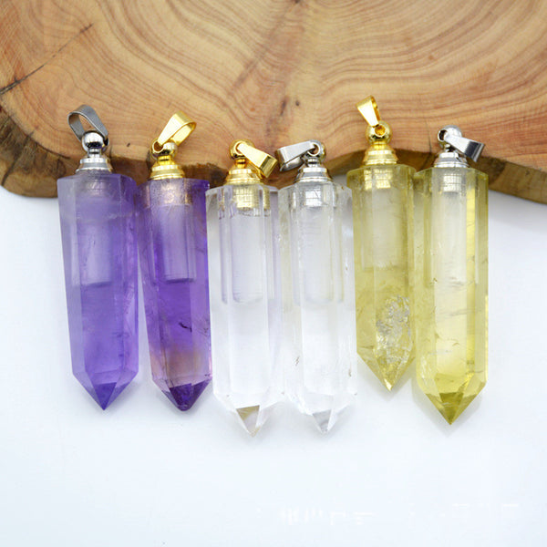 Natural Crystal Pendant Perfume Bottle - happyshop365247