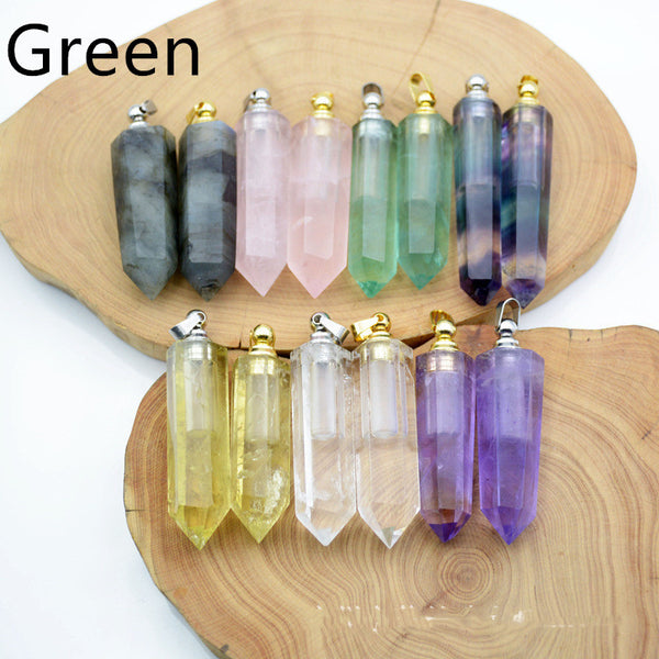 Natural Crystal Pendant Perfume Bottle - happyshop365247
