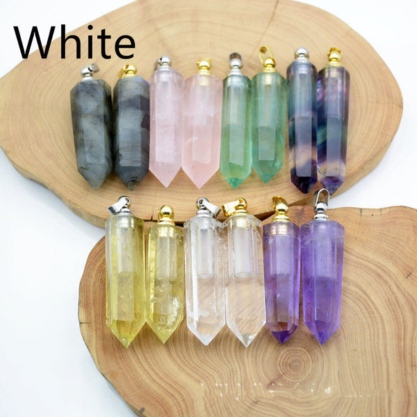 Natural Crystal Pendant Perfume Bottle - happyshop365247