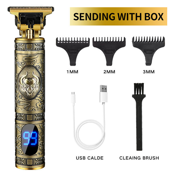 Electric Hair Clipper, Electric Hair Clipper, Oil Head Engraving Razor - happyshop365247