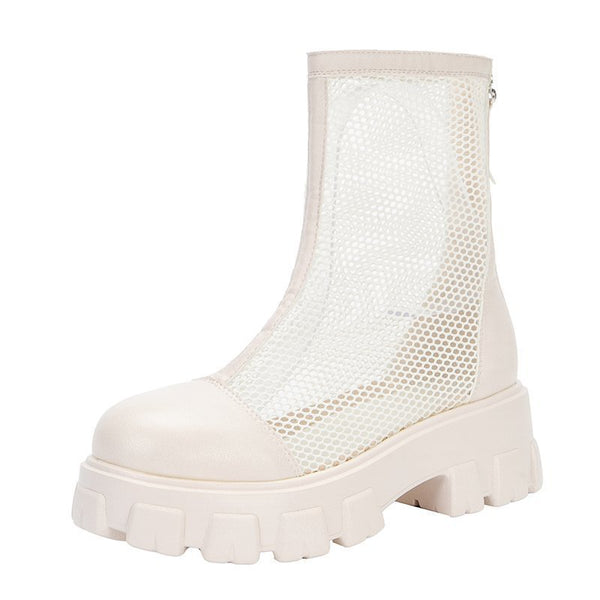 Sandals Women's Sandals Rear Zipper Sandals - happyshop365247