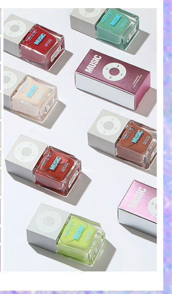 Odorless, Baking-free Nail Polish, Non-peelable Oily Nail Polish, Cherry Color Nail Polish - happyshop365247