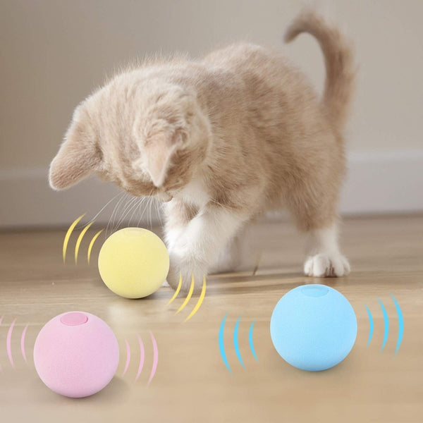 Smart Cat Toys Interactive Ball Catnip Cats Toy Playing Ball - happyshop365247