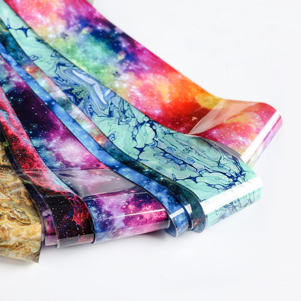 Popular Nail Applique Retro Night Starry Sky Starry Paper - happyshop365247