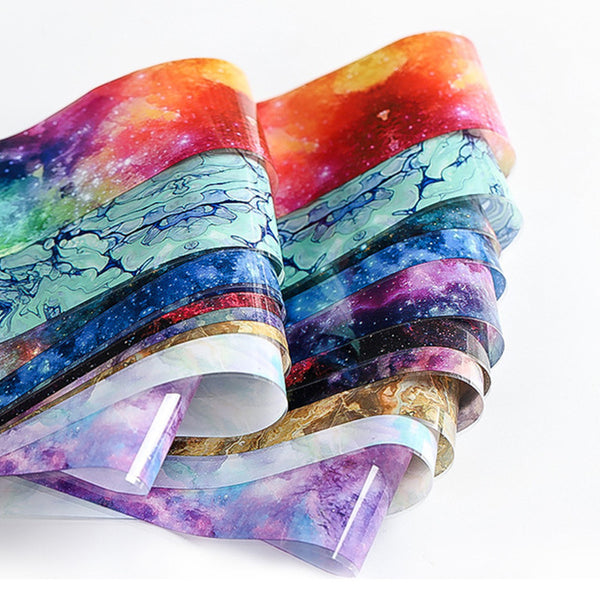 Popular Nail Applique Retro Night Starry Sky Starry Paper - happyshop365247