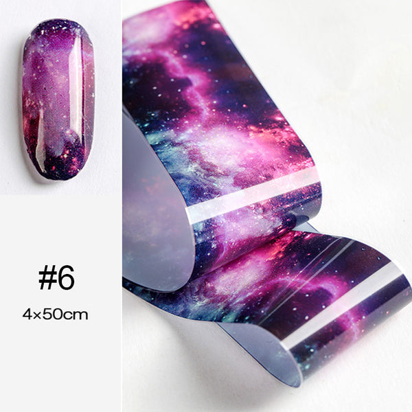 Popular Nail Applique Retro Night Starry Sky Starry Paper - happyshop365247