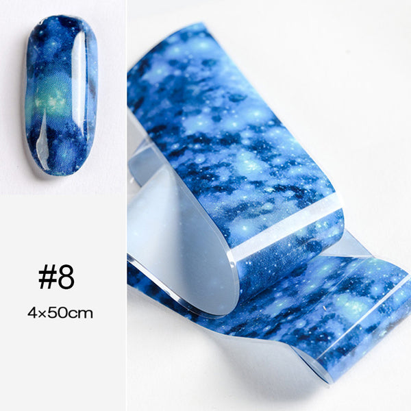 Popular Nail Applique Retro Night Starry Sky Starry Paper - happyshop365247