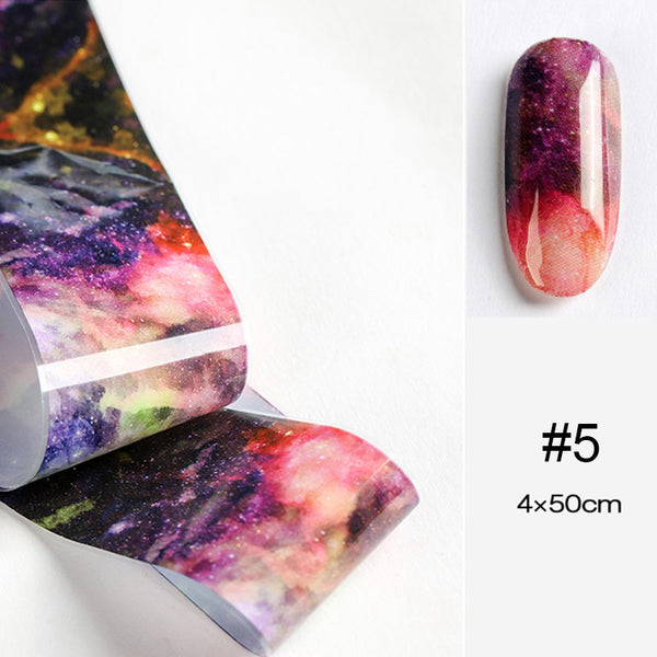 Popular Nail Applique Retro Night Starry Sky Starry Paper - happyshop365247