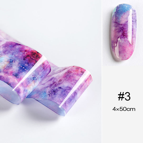 Popular Nail Applique Retro Night Starry Sky Starry Paper - happyshop365247