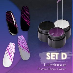 Manicure Luminous Nail Art Spider Nail Gel UV Nail Polish - happyshop365247