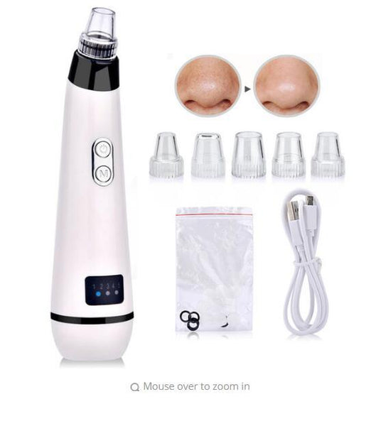 Blackhead Instrument Electric Suction Facial Washing Instrument Beauty Acne Cleaning Blackhead Suction Instrument - happyshop365247