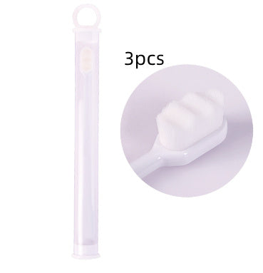 Ultra-fine Toothbrush Super Soft Bristle Deep Cleaning Brush Portable For Oral Care Tools Teeth Care Oral Cleaning Travel - happyshop365247