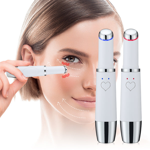 Red And Blue Eye Beauty Instrument Home Eye Beauty Instrument Heating Eye Massager Vibration Imported Beauty Instrument - happyshop365247