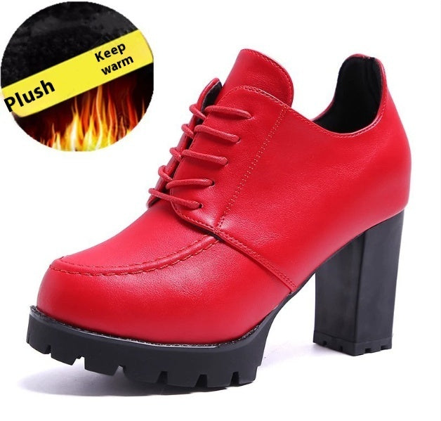 Women's Platform With Thick Heels And High Heels - happyshop365247