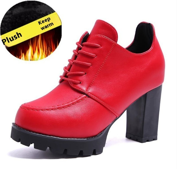 Women's Platform With Thick Heels And High Heels - happyshop365247