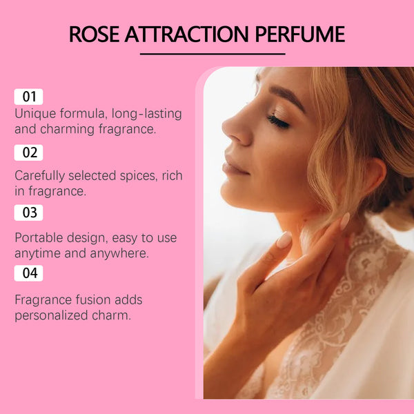 Rose Light Perfume Perfume Natural Portable Portable - happyshop365247