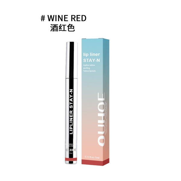 Sexy Lipliner Pencil Waterproof Contour Tint Lipstick Pen Lip Plumpe Contouring Female Makeup Make-up Maquiagem - happyshop365247