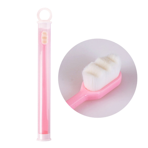 Ultra-fine Toothbrush Super Soft Bristle Deep Cleaning Brush Portable For Oral Care Tools Teeth Care Oral Cleaning Travel - happyshop365247