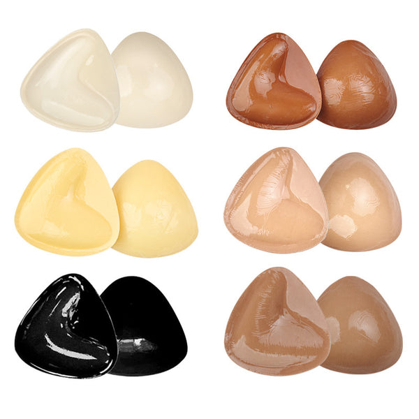 Double Sided Adhesive Sticky Bra Inserts Push Up Thick Sponge Breast Lift Pads Women Swimsuit Bikini Cup Enhancer - happyshop365247