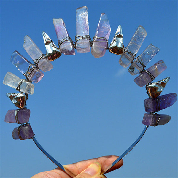 Women's Crown Crystal Hair Band - happyshop365247