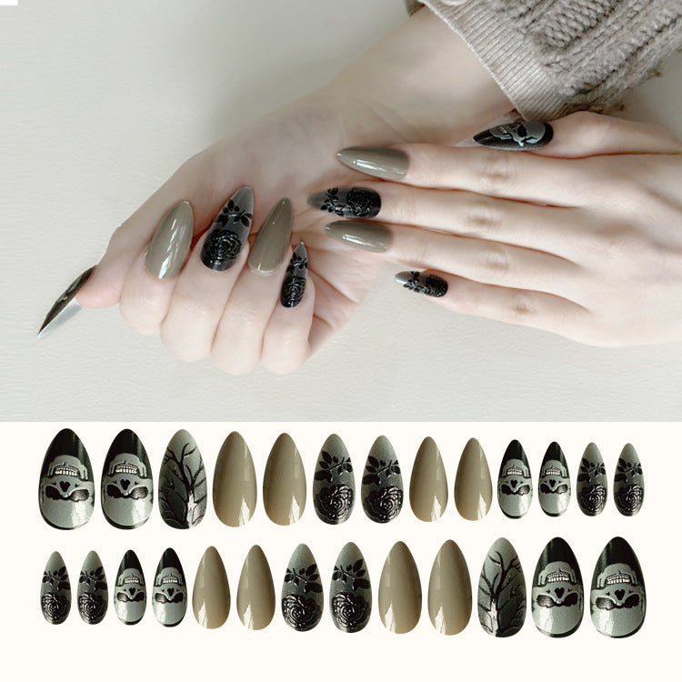 Christmas Nails Nail Tip Wear Supplies - happyshop365247