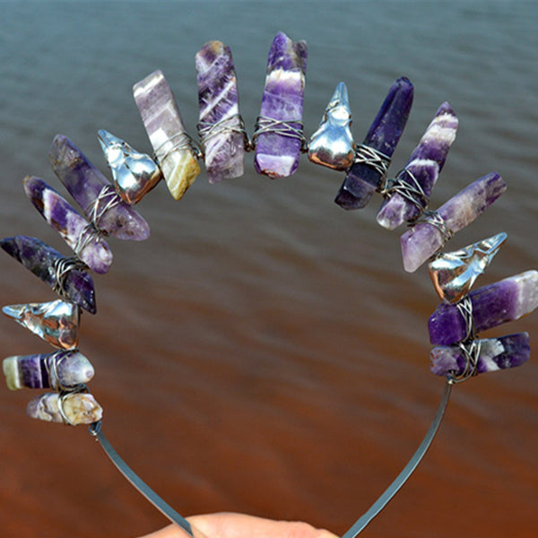 Women's Crown Crystal Hair Band - happyshop365247