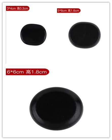 Beauty SPA Health Massage Energy Stone Natural Volcanic Hot Stone Back Essential Oil Massage Hot Stone - happyshop365247