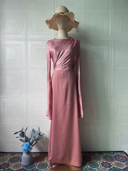 Polyester Long Sleeve Dress Dress Women - happyshop365247