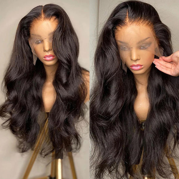 Lace Front Wig Body Wave Human Hair Wigs for Women Pre-Plucked Lace Front Human Hair Wigs - happyshop365247