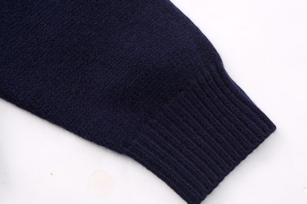 Fall New Women's Clothing Street Fashion V-neck Knitted Jacket - happyshop365247