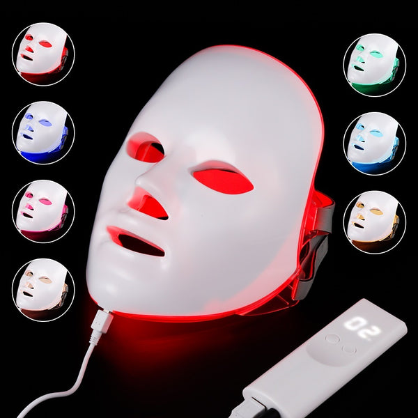 Beauty Instrument Beauty Skin Mask Instrument Seven-color Photon Rejuvenation - happyshop365247