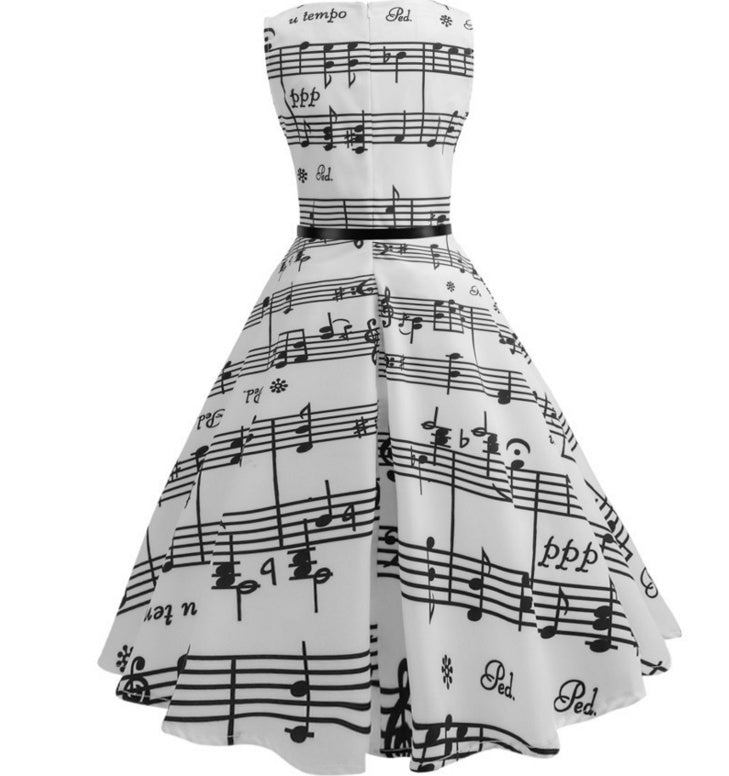 Women Dress Piano Music - happyshop365247