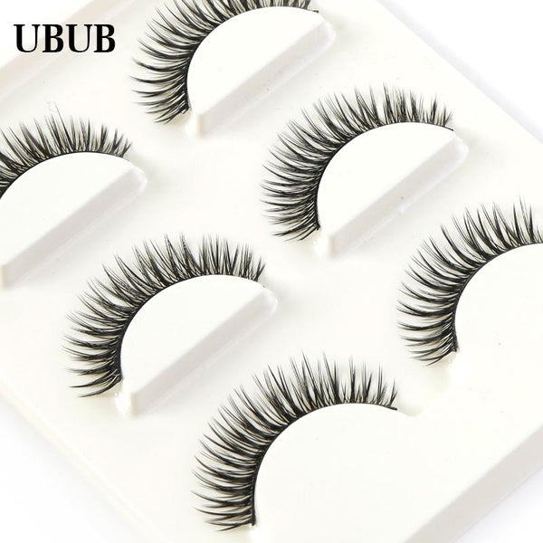 3 Pairs Professional Hand Made Soft Eyelash Charming Natural Long False Eyelashes Extensions Sexy Eye lashes Makeup Beauty Tools - happyshop365247