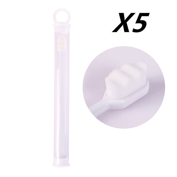 Ultra-fine Toothbrush Super Soft Bristle Deep Cleaning Brush Portable For Oral Care Tools Teeth Care Oral Cleaning Travel - happyshop365247