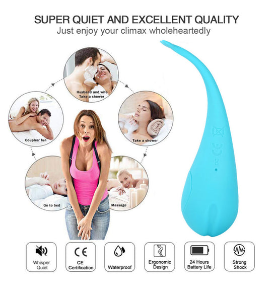 New APP Remote Small Whale Jumping Egg Invisible Wear Strong Vibration Massage Prostate Couples Adult Products - happyshop365247