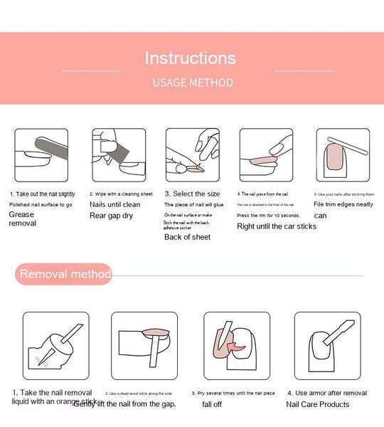 Halloween Ghost Wind Fake Nails Nail Sticker - happyshop365247