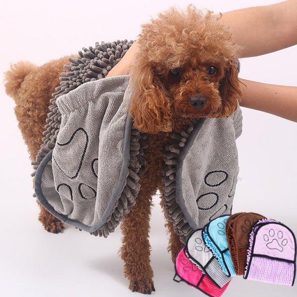 Dogs Cats Towels Super Absorbent Dog Bathrobe Microfiber Bath Towels Quick-Drying Cat Bath Towel For Pets Towel Dog Towels Pet Products - happyshop365247
