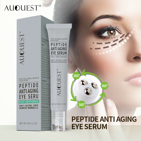 AUQUEST Polypeptide Eye Serum Cream Collagen Roller Eye Cream Massage Stick Dilute Eye Bag Eye Cream - happyshop365247