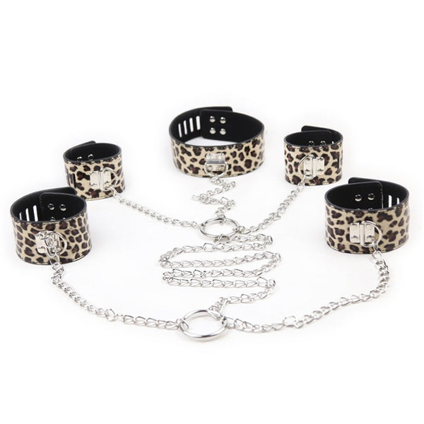 Neck Cover Leopard Binding Sexy Suit European And American Adult Products - happyshop365247