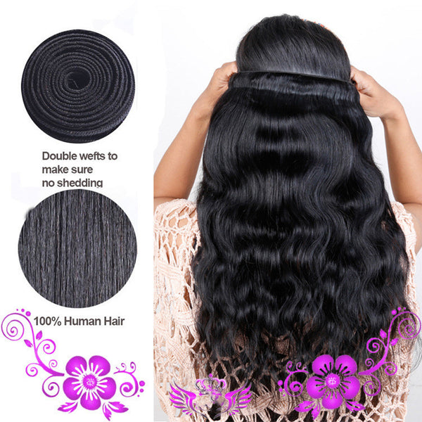 Peruvian virgin hair body wave Peru real human hair hair hair - happyshop365247