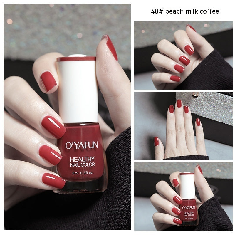 Nail Polish New Water-based Long-lasting Quick-drying Transparent - happyshop365247