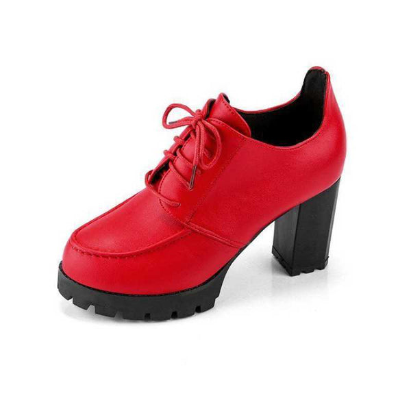 Women's Platform With Thick Heels And High Heels - happyshop365247